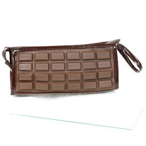 DECCA C. 3D Chocolate Bar Clutch/Makeup Bag